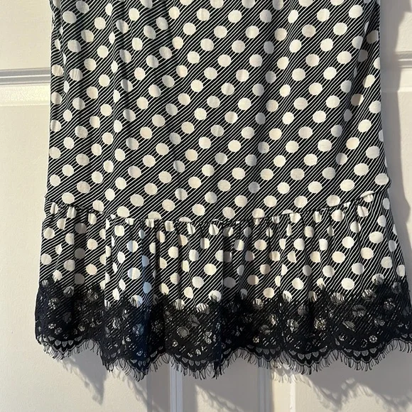 Ann Taylor Polka Dot Peplum Blouse - Picture 5 of 8